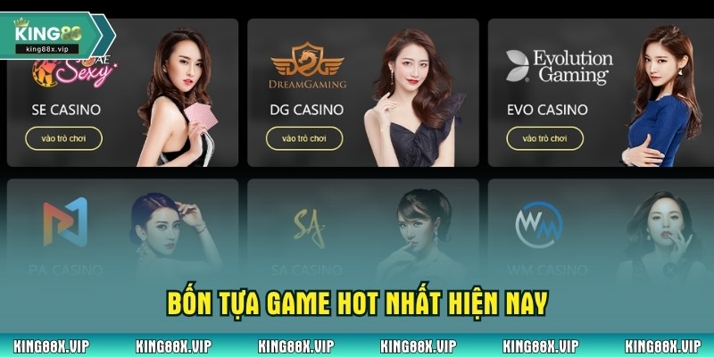 Bốn tựa game hot nhất hiện nay