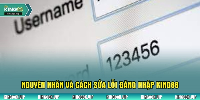 Nguyên nhân và cách sửa lỗi đăng nhập King88